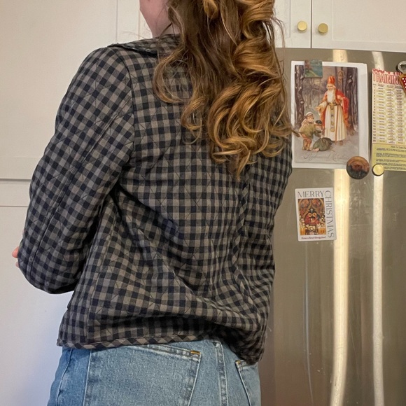 collared quilted jacket - Picture 4 of 9